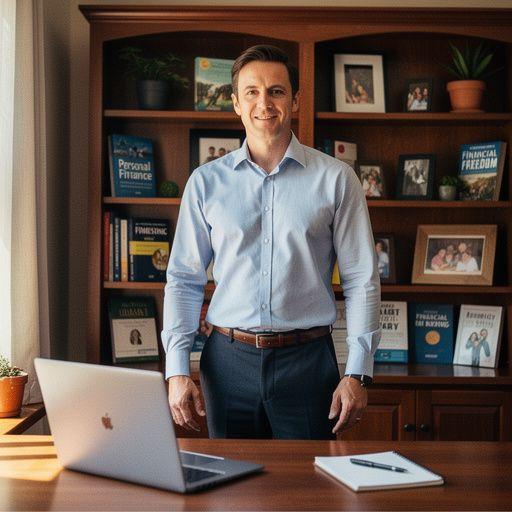 Pénzügyi tervezéshez szükséges könyvek egy asztalon, színes jegyzetekkel.